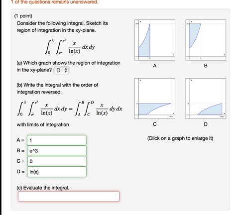 Sketch the region of integration and evaluate the following integral.. Things To Know About Sketch the region of integration and evaluate the following integral.. 